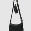 Clarina Black Crossbody Bag With Wallet