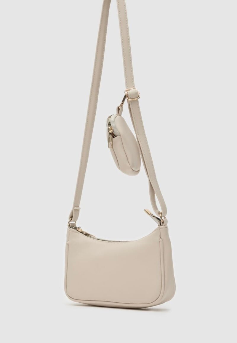 Clarina Creamy Crossbody Bag With Wallet