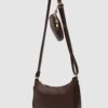IMG_5788 Clarina Bitter Coffe Crossbody Bag With Walet