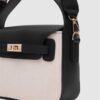 IMG_6049 Lindy Canvas Black Hand and Crossbody Bag