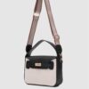IMG_6050 Lindy Canvas Black Hand and Crossbody Bag