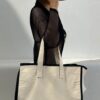 Arc X Large Canvas Black Tote Bag