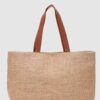 Coco Wicker Brown Beach Bag