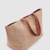 Coco Wicker Brown Beach Bag