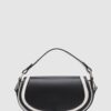 Blu Canvas Black Bag