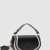 Blu Canvas Black Bag