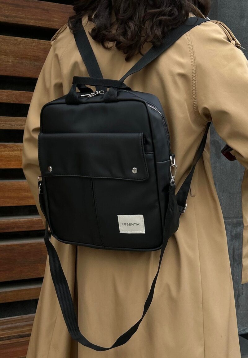 Scooby Back Black Bag