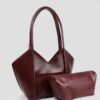 Geza Burgundy Bag + Pochette