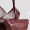 Geza Burgundy Bag + Pochette