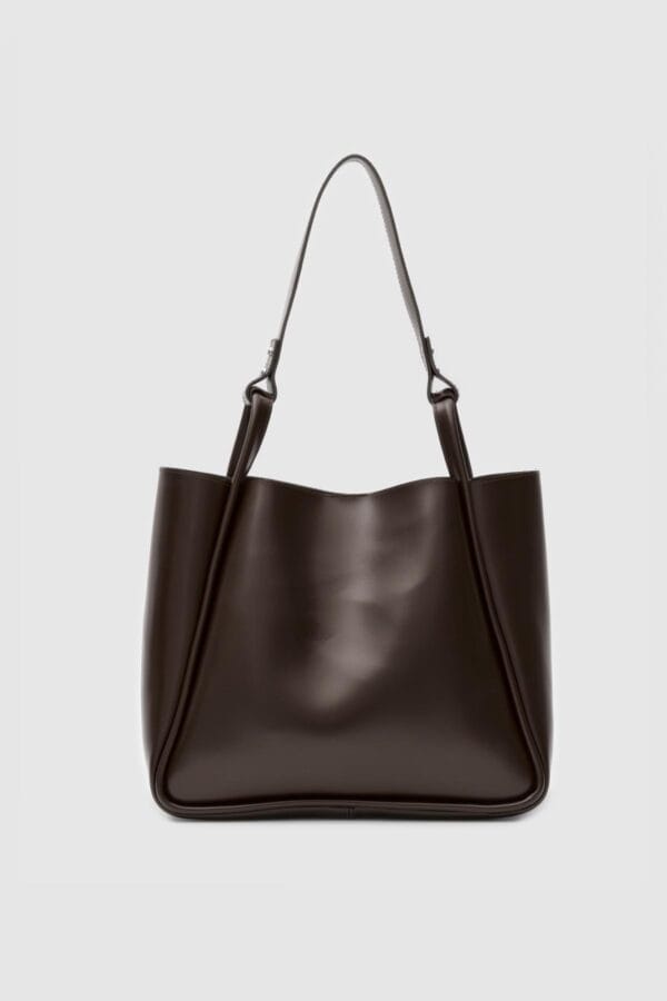 Pera Dark Brown Bag + Pochette