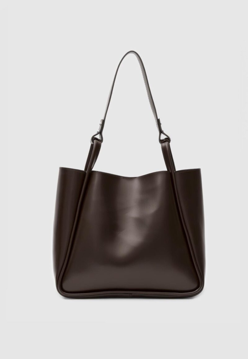 Pera Dark Brown Bag + Pochette