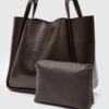 img_5062 Pera Dark Brown Bag + Pochette