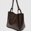 img_5063 Pera Dark Brown Bag + Pochette