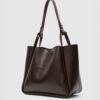 img_5064 Pera Dark Brown Bag + Pochette