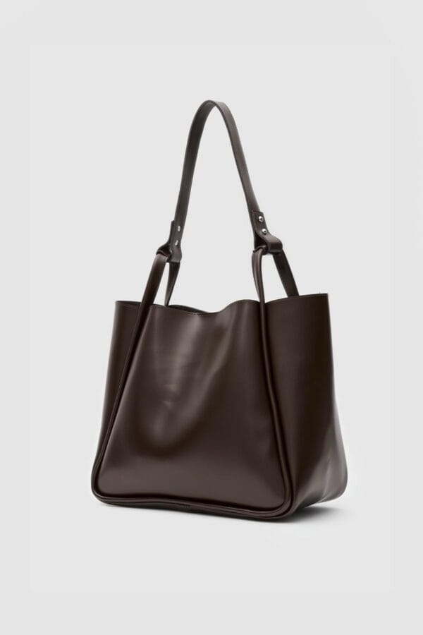 Pera Dark Brown Bag + Pochette - Image 4