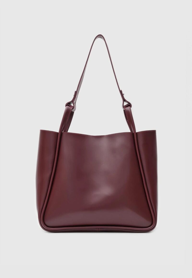 Pera Burgundy Bag + Pochette