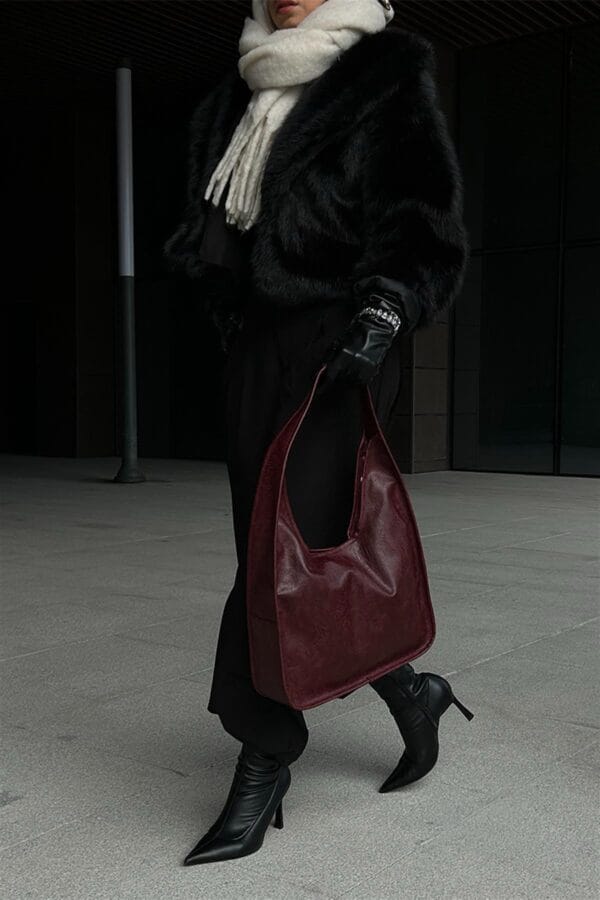 Matin Burgundy Bag - Image 7