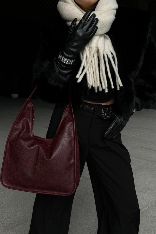 Matin Burgundy Bag - Image 9