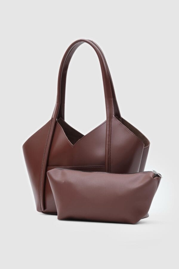 Geza Hazelnut Bag + Pochette - Image 3