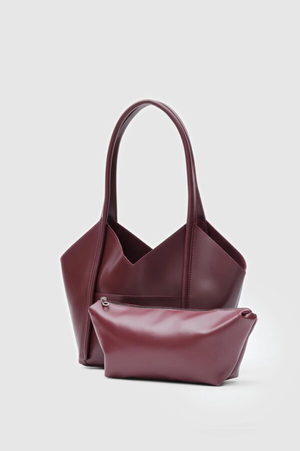 Geza Burgundy Bag + Pochette - Image 3