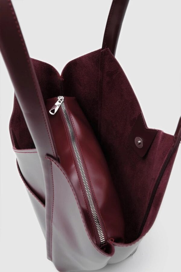 Geza Burgundy Bag + Pochette - Image 5