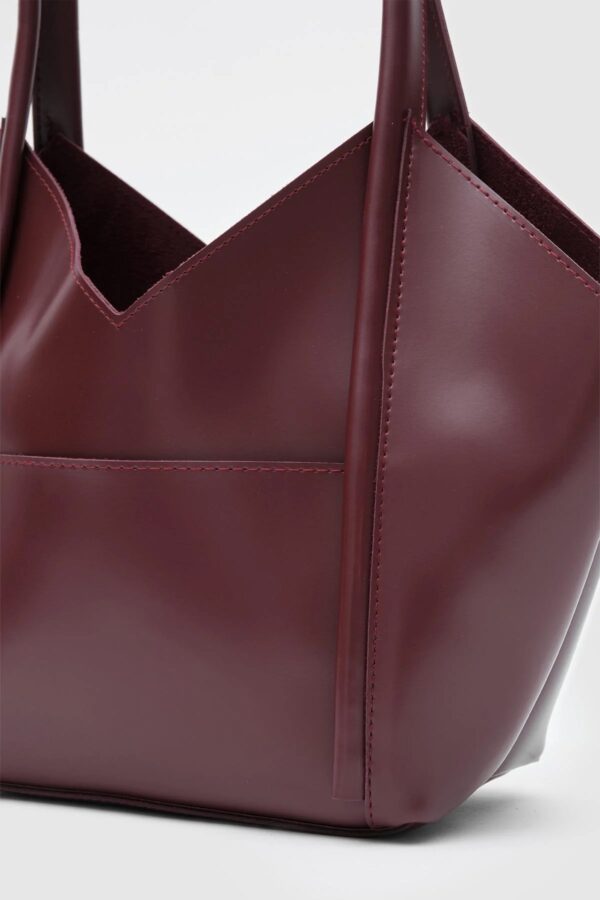 Geza Burgundy Bag + Pochette - Image 4