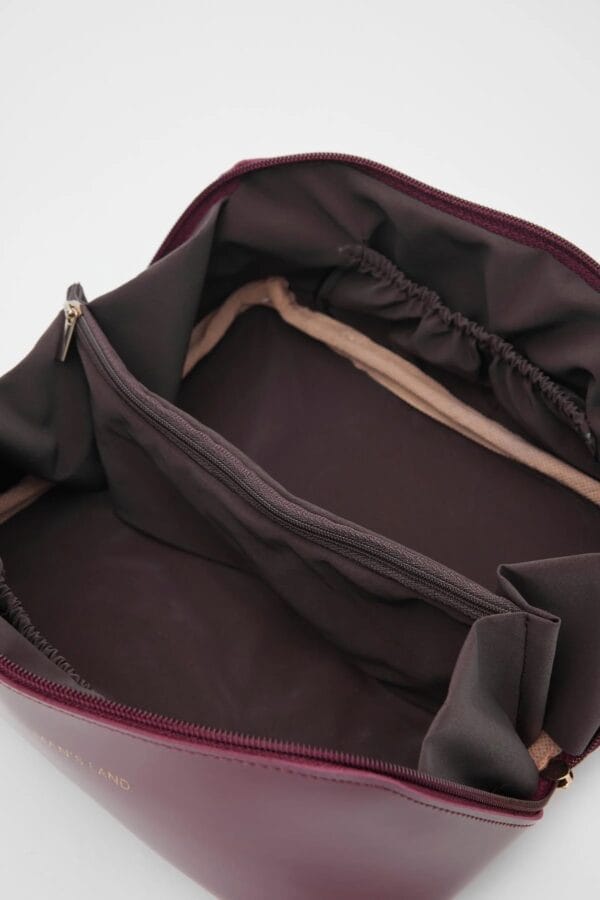 Bobbi Burgundy Makeup Bag - Image 4