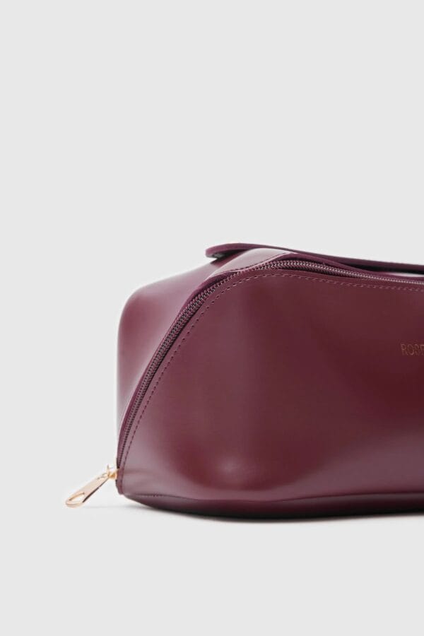 Bobbi Burgundy Makeup Bag - Image 3