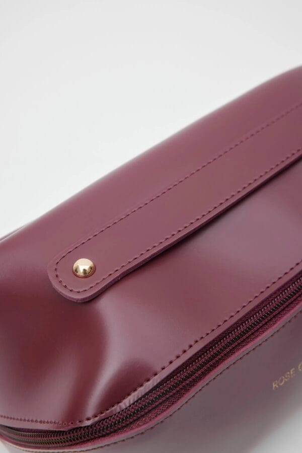 Bobbi Burgundy Makeup Bag - Image 5