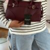 img_1843 Maison Leather Burgundy Bag