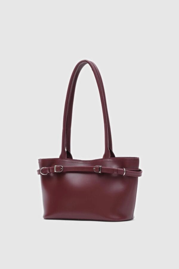 Glove Burgundy Bag - Image 2