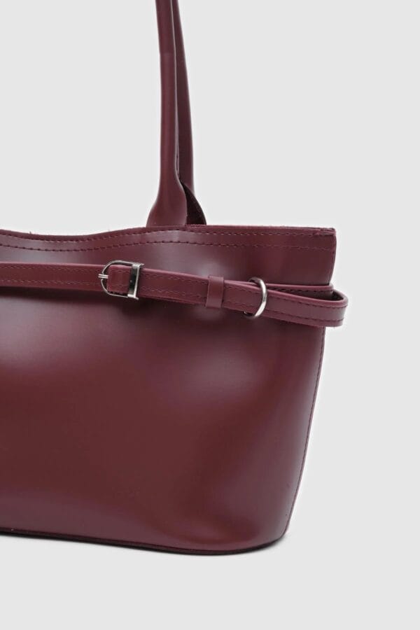 Glove Burgundy Bag - Image 4