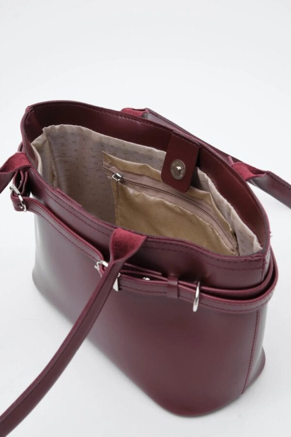 Glove Burgundy Bag - Image 5