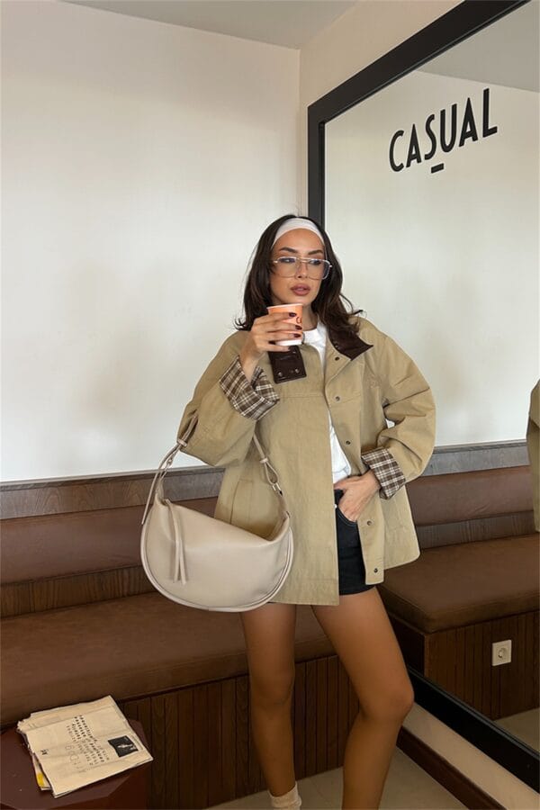 Poppin Beige Bag - Image 6