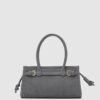 img_6294 Maison Grey Suede Bag
