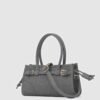 img_6295 Maison Grey Suede Bag