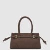 img_6297 Maison Dark Brown Suede Bag