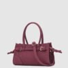 img_6316 Maison Burgundy Suede Bag