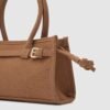 Maison Camel Suede Bag