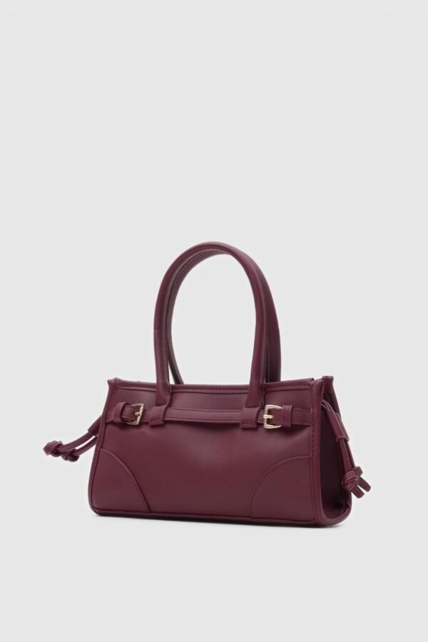 Maison Leather Burgundy Bag – Image 4