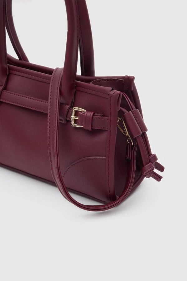 Maison Leather Burgundy Bag – Image 5