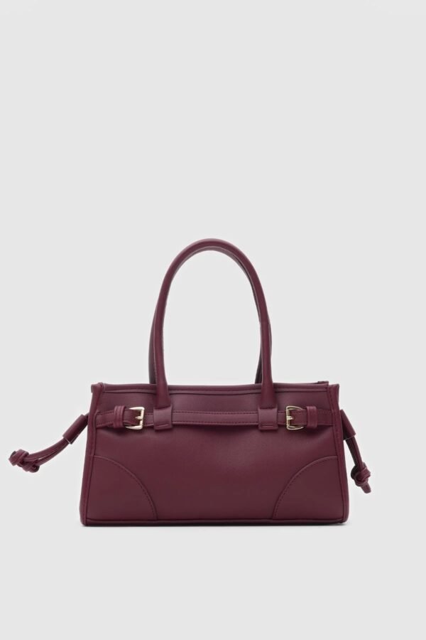 Maison Leather Burgundy Bag