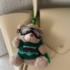Teddy Bear Green Charm