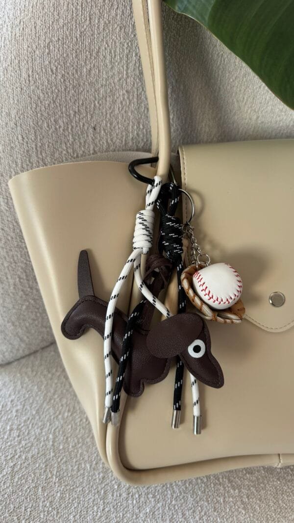 Baseball Dog Charm