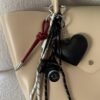 Camera Black Heart Charm