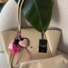 Viral Pink Heart Charm
