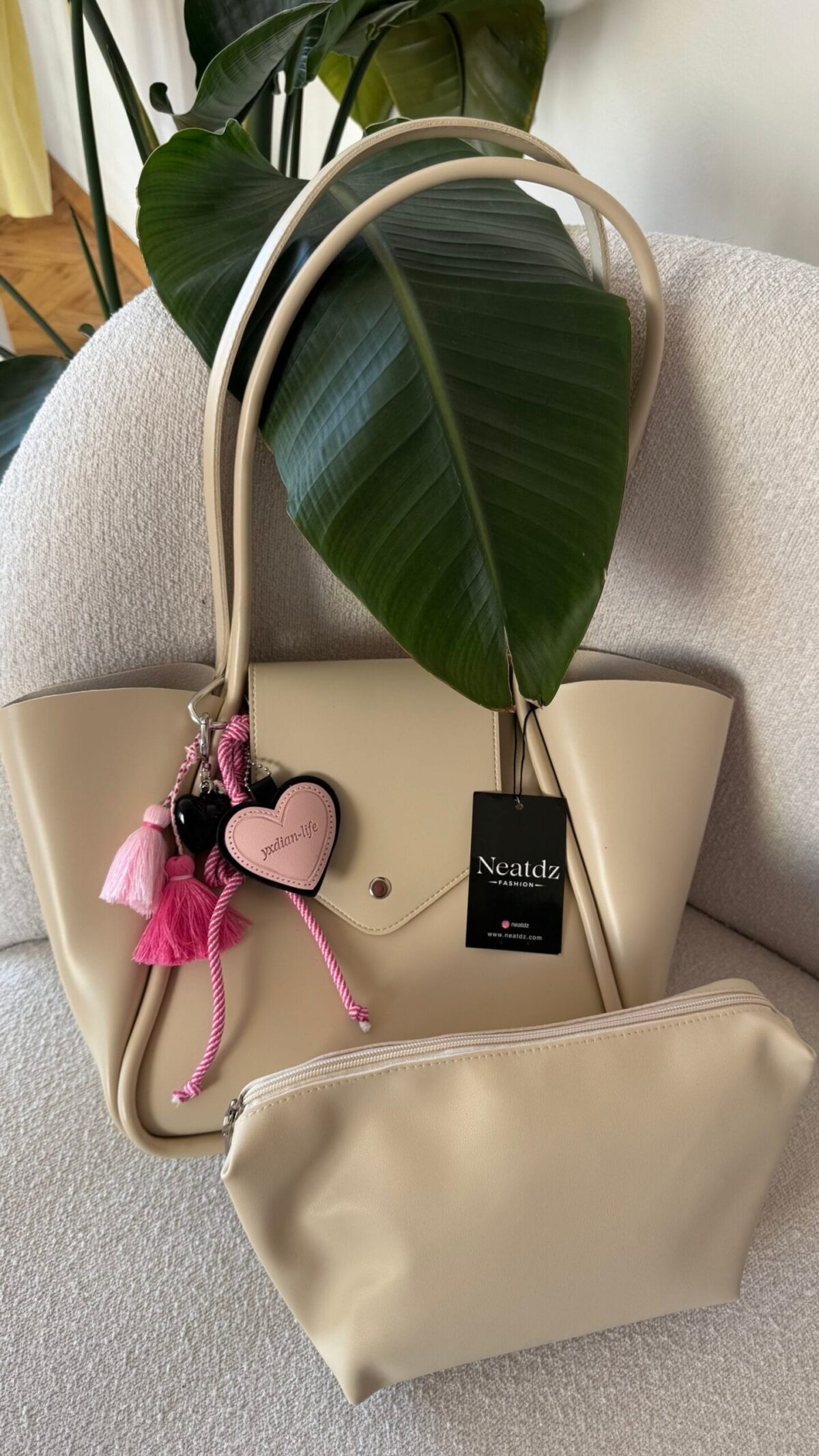 Viral Pink Heart Charm