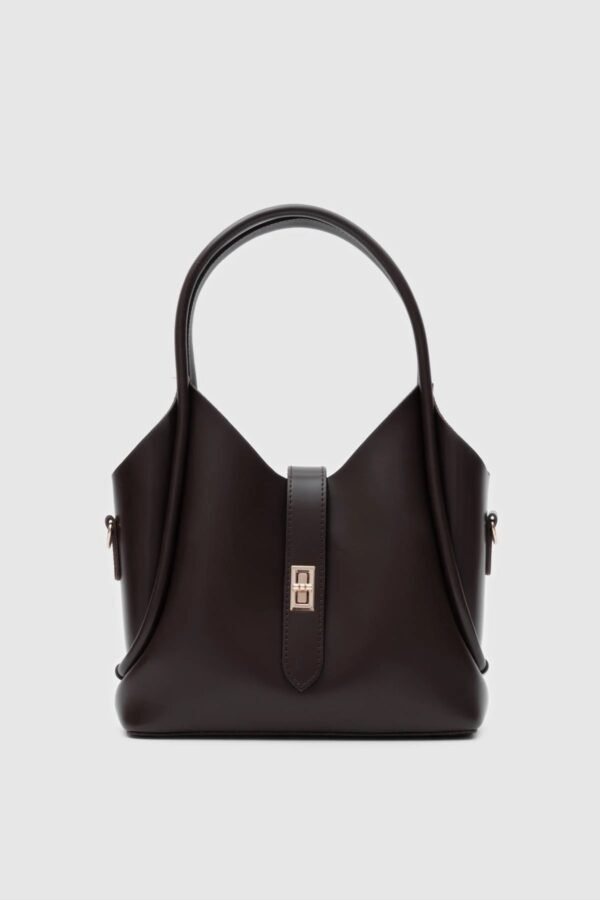 Cindy Dark Brown Bag + Pochette – Image 2