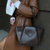 Petre Dark Brown Bag + Pochette