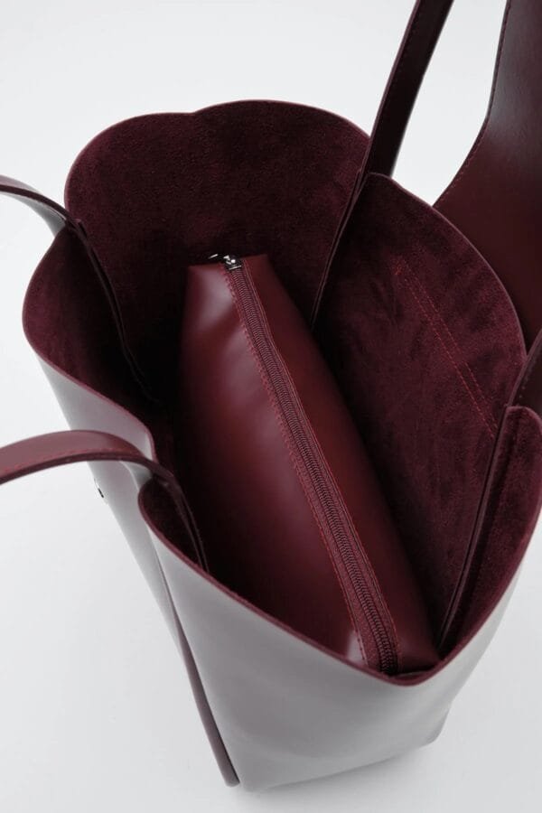 Petre Burgundy Bag + Pochette – Image 4